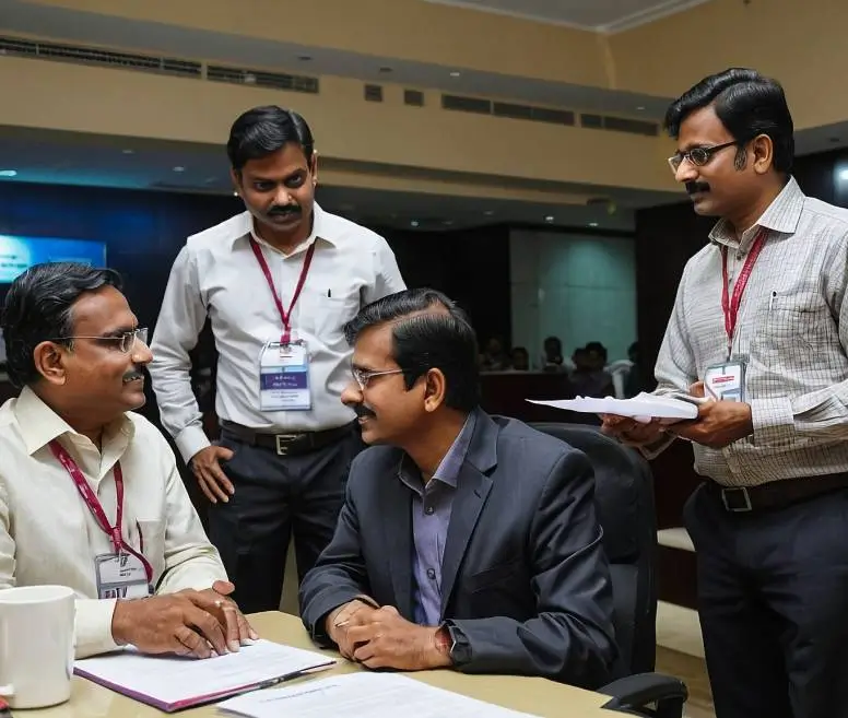 Leadership session on ethical decision-making practices.