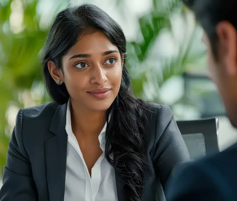 AI analysis of non-verbal communication in interviews.