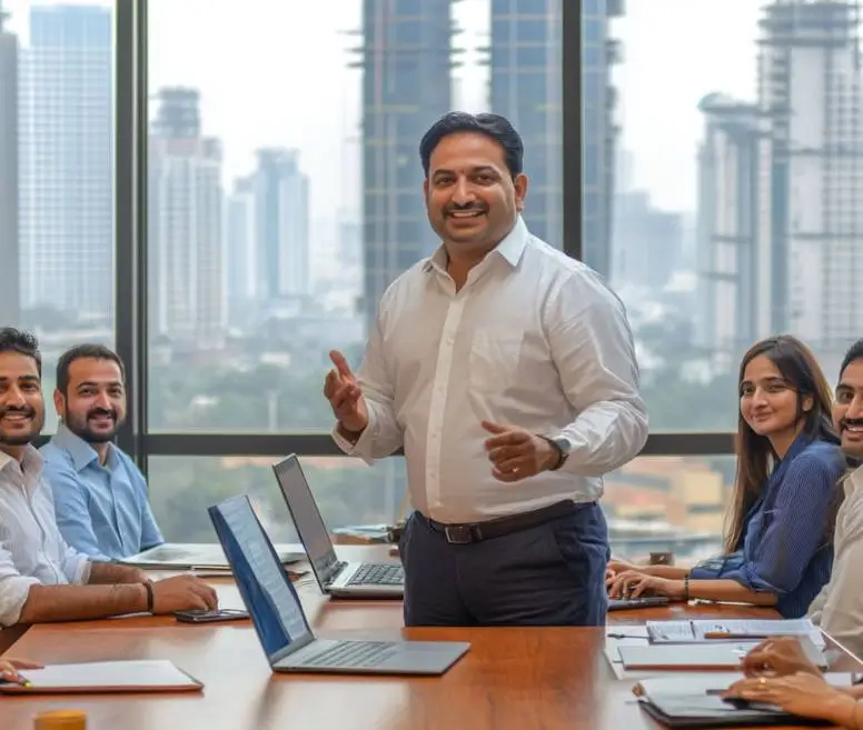 Vision-building exercises in leadership training.