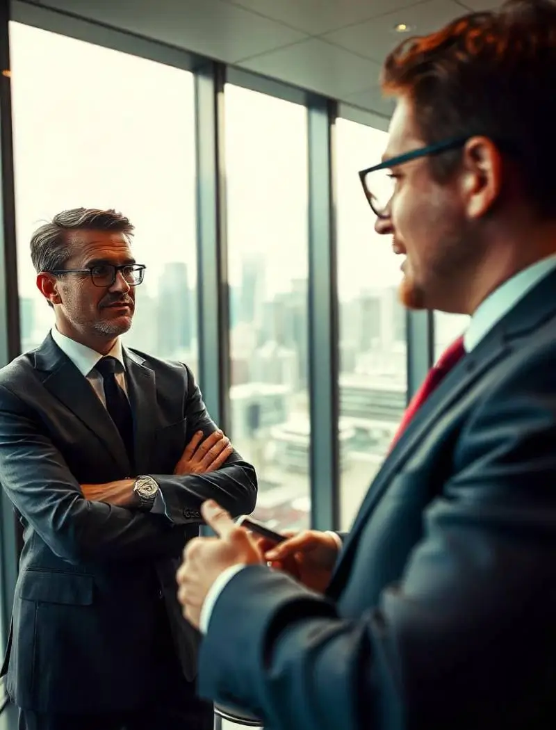 Professionals engaging in brainstorming activity.