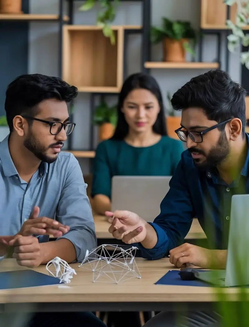 Training session on the innovation lifecycle.